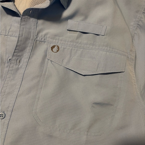 MEN'S POLY GRID ULTRALIGHT SHORT SLEEVE FISHING SHIRT - Picture 4 of 7